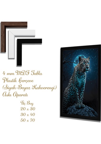 Ahşap Tablolar- Yapay Zeka ile Oluşturulmuş Görseller Uv Baskı-Mdf Tablo /5950