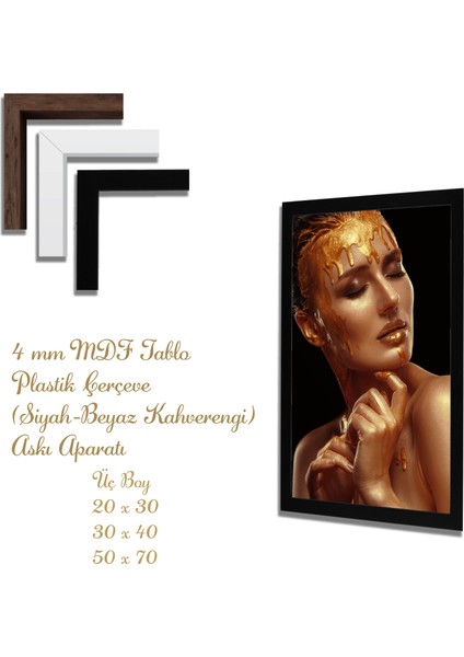 Ahşap Tablolar- Yapay Zeka ile Oluşturulmuş Görseller Uv Baskı-Mdf Tablo /5373