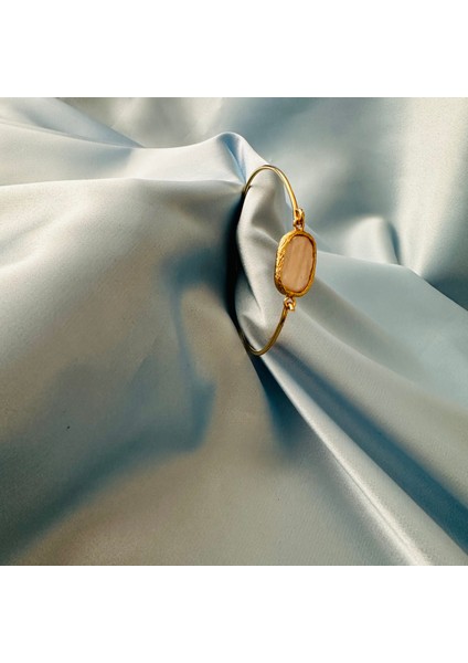 316L Çelik Gold Geometrik Bileklik