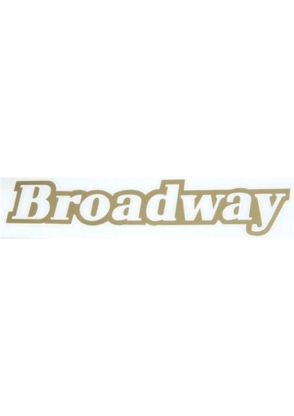 Broadway Kağıt Yazı Bal Köpüğü