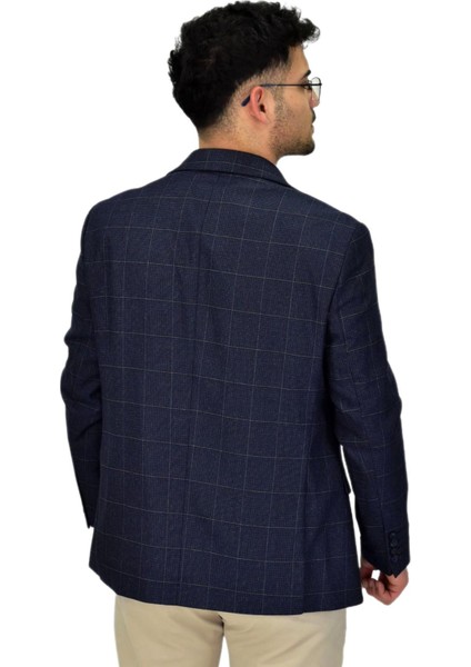 Erkek Ekose Tek Spor Ceket 4 Drop BGL-ST04476 fırsatları