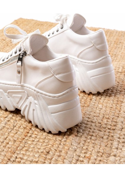 SP-156 Bağcıklı Fermuarlı Yüksek Taban Günlük Spor Ayakkabı indirimleri