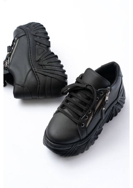 SP-156 Bağcıklı Fermuarlı Yüksek Taban Günlük Spor Ayakkabı modelleri