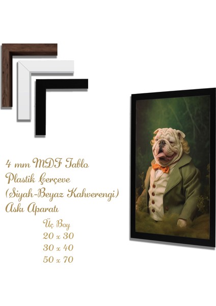 Ahşap Tablolar- Yapay Zeka ile Oluşturulmuş Görseller Uv Baskı-Mdf Tablo /784