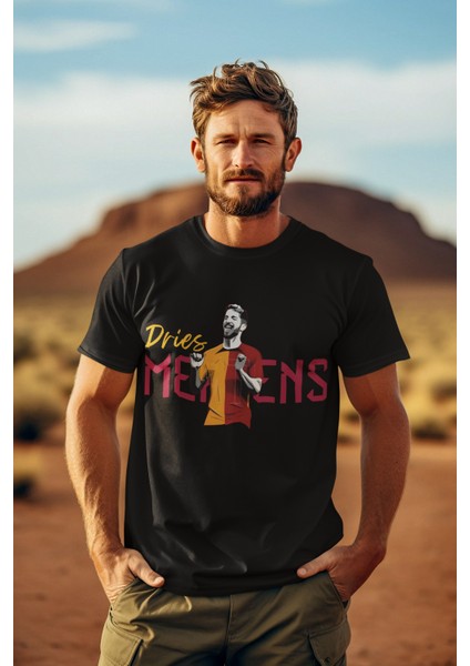 Dries Mertens Görselli Futbol Forma Baskılı Unisex Tişört Regular Fit T-Shirt