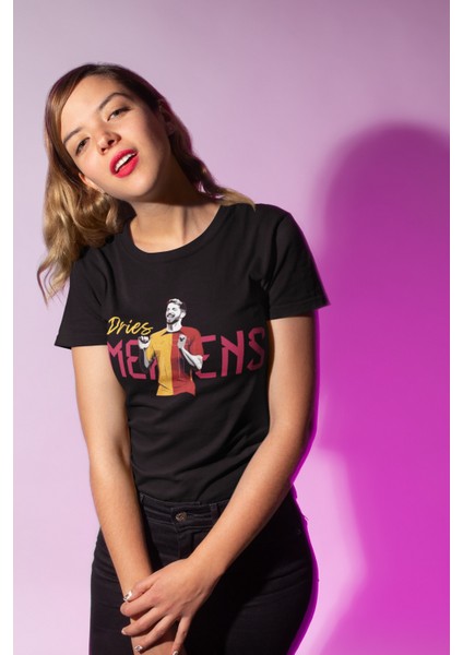 Dries Mertens Görselli Futbol Forma Baskılı Unisex Tişört Regular Fit T-Shirt
