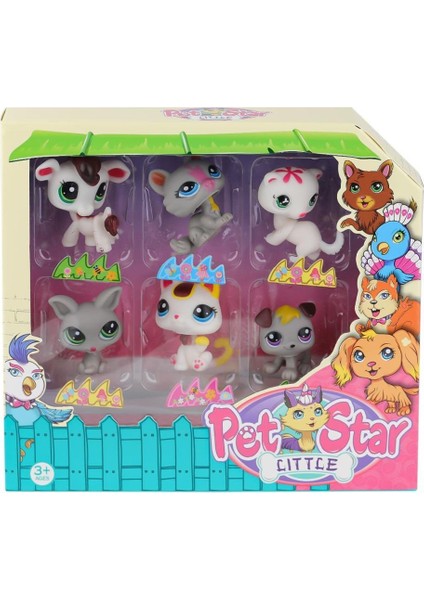 NessiWorld KZL-3046A3 Pet Star 6'lı Miniş Seti -Kızılkaya Oyuncak fiyatları