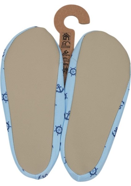 Mavi Dümen Deniz Ayakkabısı ve Çok Amaçlı Kaydırmaz Havuz Patiği modelleri