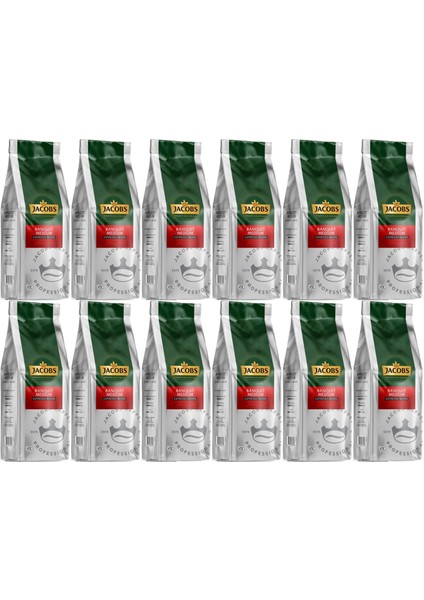 Banquet Medium Çekirdek Kahve 1kg (Espresso Beans) (12 Li Set)