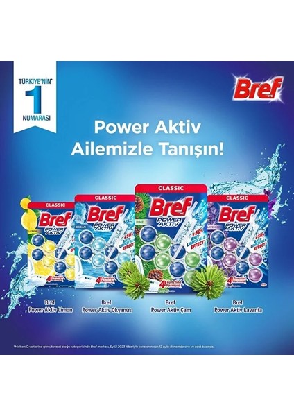 Power Aktiv Klozet Bloğu Okyanus Kokulu (9 Lu Set) (9pk*1) fırsatları
