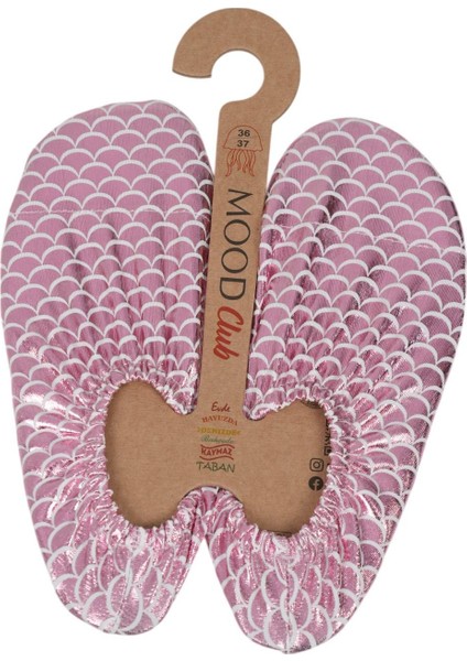 Pink-White Shine Deniz Ayakkabısı ve Çok Amaçlı Kaydırmaz Havuz Patiği