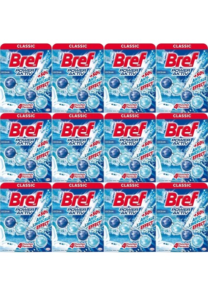 Power Aktiv Klozet Bloğu Okyanus Kokulu (12 Li Set) (12PK*1)