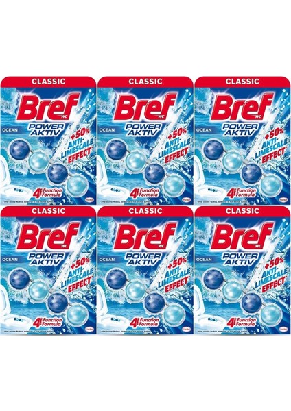 Power Aktiv Klozet Bloğu Okyanus Kokulu (6 Lı Set) (6pk*1)