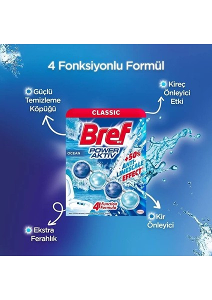 Power Aktiv Klozet Bloğu Okyanus Kokulu (6 Lı Set) (6pk*1) indirimleri