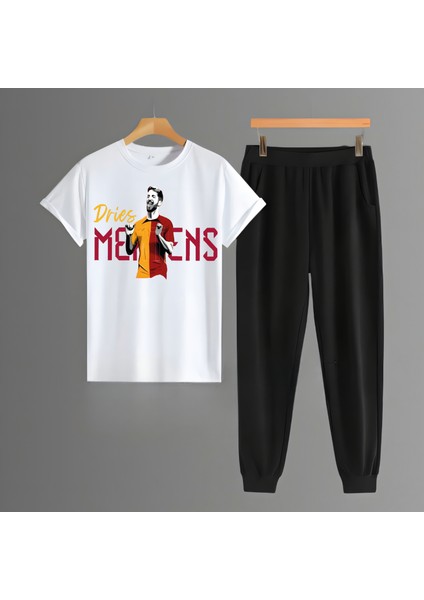 Dries Mertens Görselli Futbol Forma Baskılı Unisex Tişört Regular Fit T-Shirt Eşofman Takımı