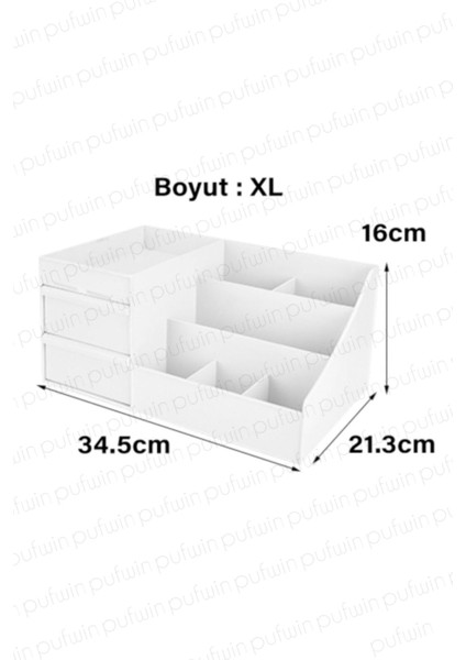 Elegance Kozmetik ve Makyaj Düzenleme Kutusu Organizer