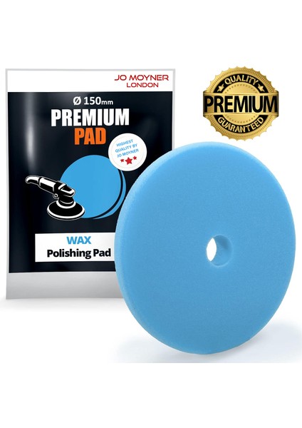 Polisaj Süngeri/pedi-Hare GIDERICI-150MM-MAVI-ARAÇ Pasta Cila Wax Pedi Anti Heat Teknolojisi