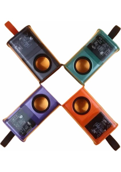 Taşınabilir Rgb Ledli Bluetooth Hoparlör Sd Kart Girişli Kablosuz