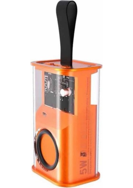 Taşınabilir Rgb Ledli Bluetooth Hoparlör Sd Kart Girişli Kablosuz