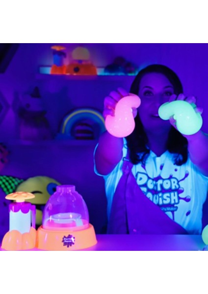 Doctor Squishy - Squishy Neon Pack Refill - Yedek Neonlu Squishy Paketi - 10 Balon Klips