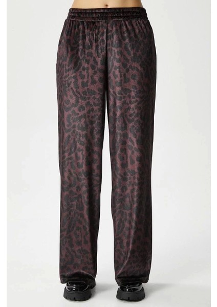 Leopar Desen Pantolon