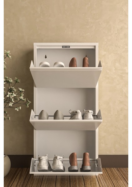 Ideal Home Üçlü Metal Ayakkabılık