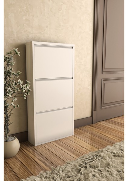 Ideal Home Üçlü Metal Ayakkabılık
