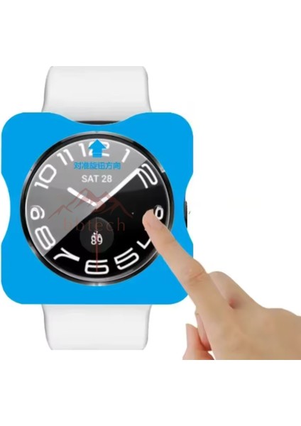 Samsung, Huawei, Xiaomi Redmi Akıllı Saatler ile Uyumlu Aparatlı Temperli Cam Kolay Uygulama Otomatik Hizalama Kitli Ekran Koruyucu modelleri