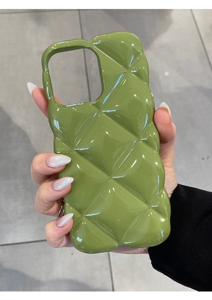 Apple iPhone 14 Pro Max Uyumlu Baklava Desenli Koruyucu Şık Kılıf