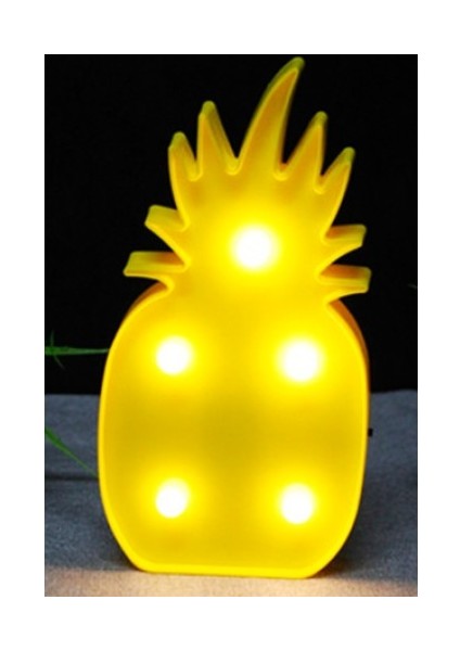 LED Işıklı Ananas Gece Lambası