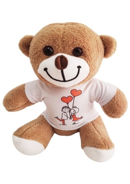 Mutlu Çift Tişörtlü Ayıcık