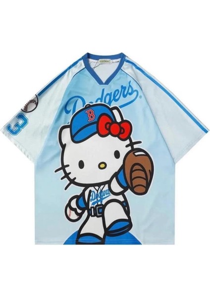 Mavi Kitty V Yaka Forma