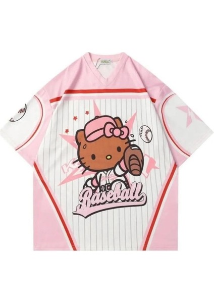 Pembe Kitty V Yaka Forma