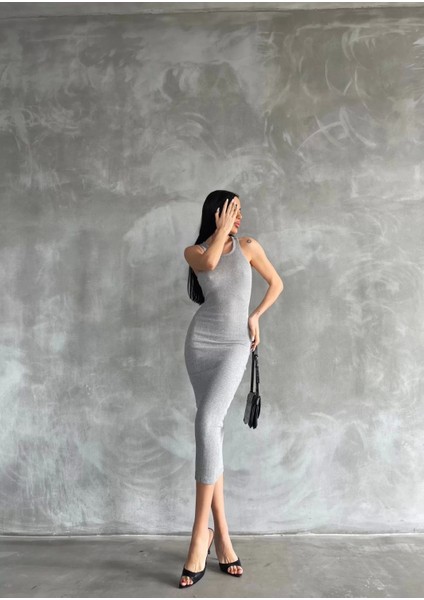 Halter Elbise