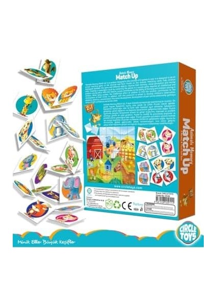 Toys Animals Memory Match Up