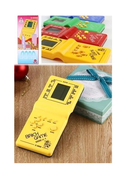 Nostaljik Tetris El Atarisi Pilli Taşınabilir Retro Oyun Konsolu Unutulmayan Atari Oyunu