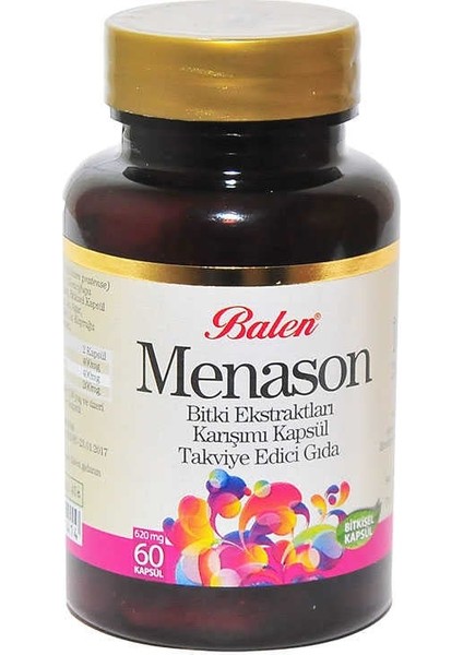 Menason Bitkisel Karışım 60 Kapsül