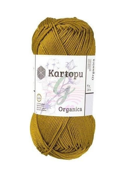 Kartopu Organica K1359 Y2187 Zeytin Yesili 50 gr %100 Cotton