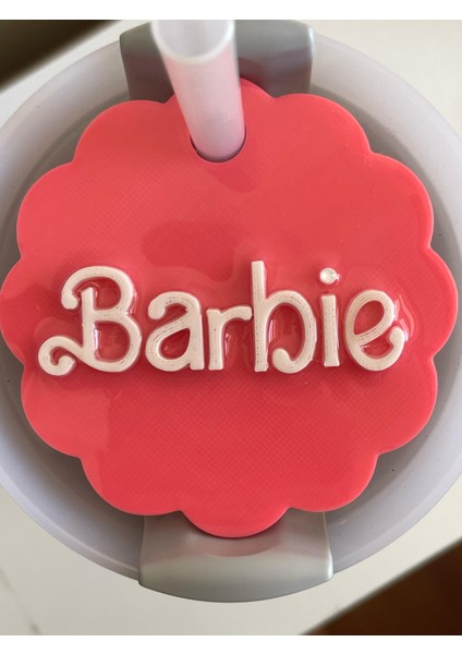 Barbie Kapağı – Stanley Quencher İle Uyumlu Pembe Prenses Termos Kapağı