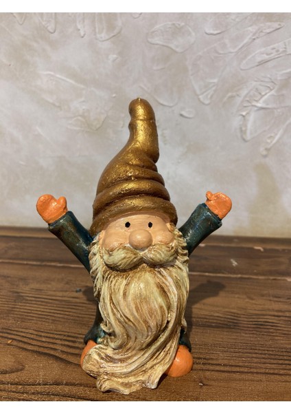 Gnome Kısa Şapkalı,cüce