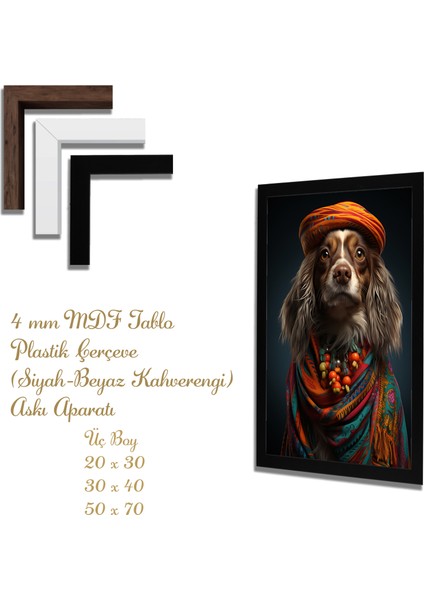 Ahşap Tablolar- Yapay Zeka ile Oluşturulmuş Görseller Uv Baskı-Mdf Tablo /607