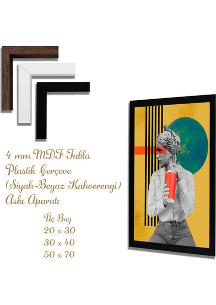 Ahşap Tablolar- Yapay Zeka ile Oluşturulmuş Görseller Uv Baskı-Mdf Tablo /5474