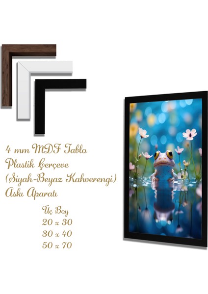Ahşap Tablolar- Yapay Zeka ile Oluşturulmuş Görseller Uv Baskı-Mdf Tablo /5310