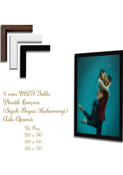 Ahşap Tablolar- Yapay Zeka ile Oluşturulmuş Görseller Uv Baskı-Mdf Tablo /5747