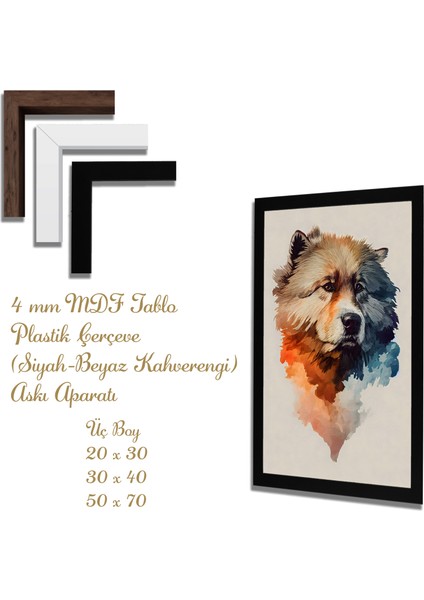Ahşap Tablolar- Yapay Zeka ile Oluşturulmuş Görseller Uv Baskı-Mdf Tablo /684