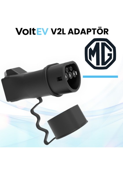 MG Araçlar için Tek Çıkışlı V2L Adaptör 3,5kW 16A