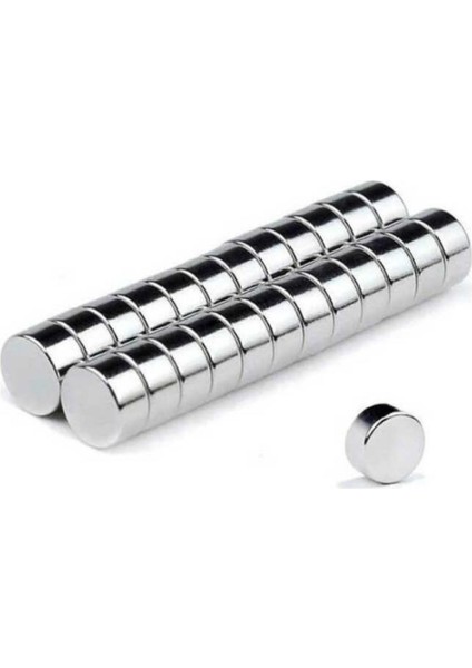 Mini Magnet Mıknatısı, 10 Adet 6mm*3mm, Buzdolabı Magnet Mıknatısı, Deney Mıknatısı