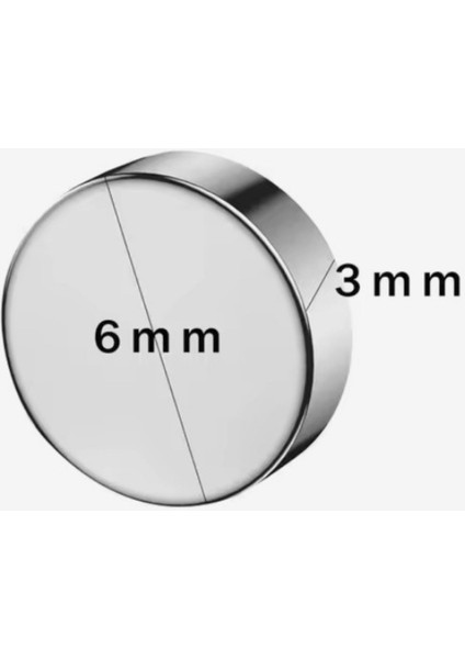 Mini Magnet Mıknatısı, 10 Adet 6mm*3mm, Buzdolabı Magnet Mıknatısı, Deney Mıknatısı fiyatları