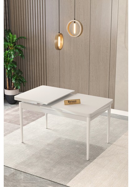 Won Serisi 6 Kişilik Açılır Masa Sandalye Takımı Mutfak Masası Takımı Yemek Masası Masa Takımı Metal Ayaklı modelleri