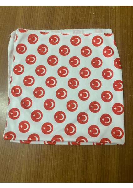 Beyaz Ay Yıldızlı Bandana